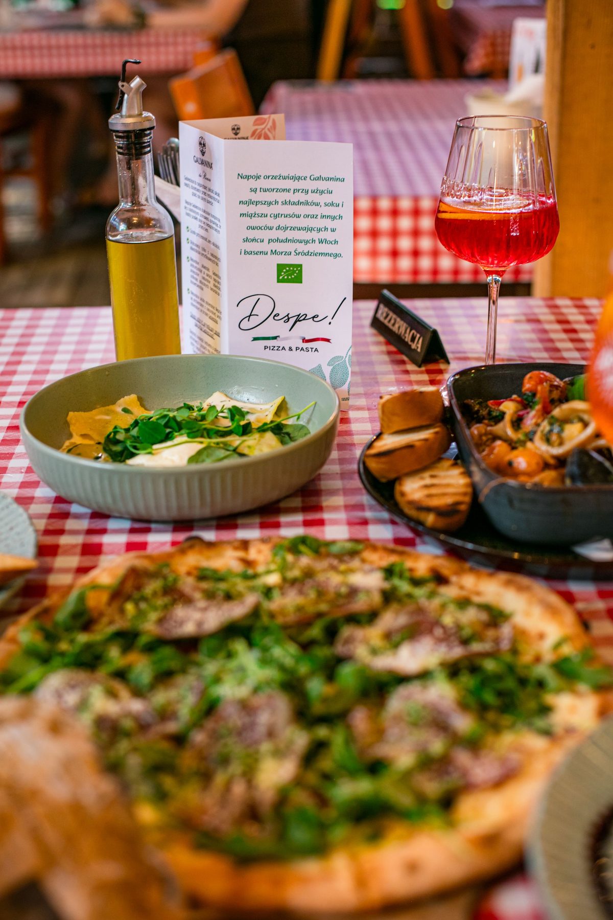 Pizza i oliwa z oliwek - Despe