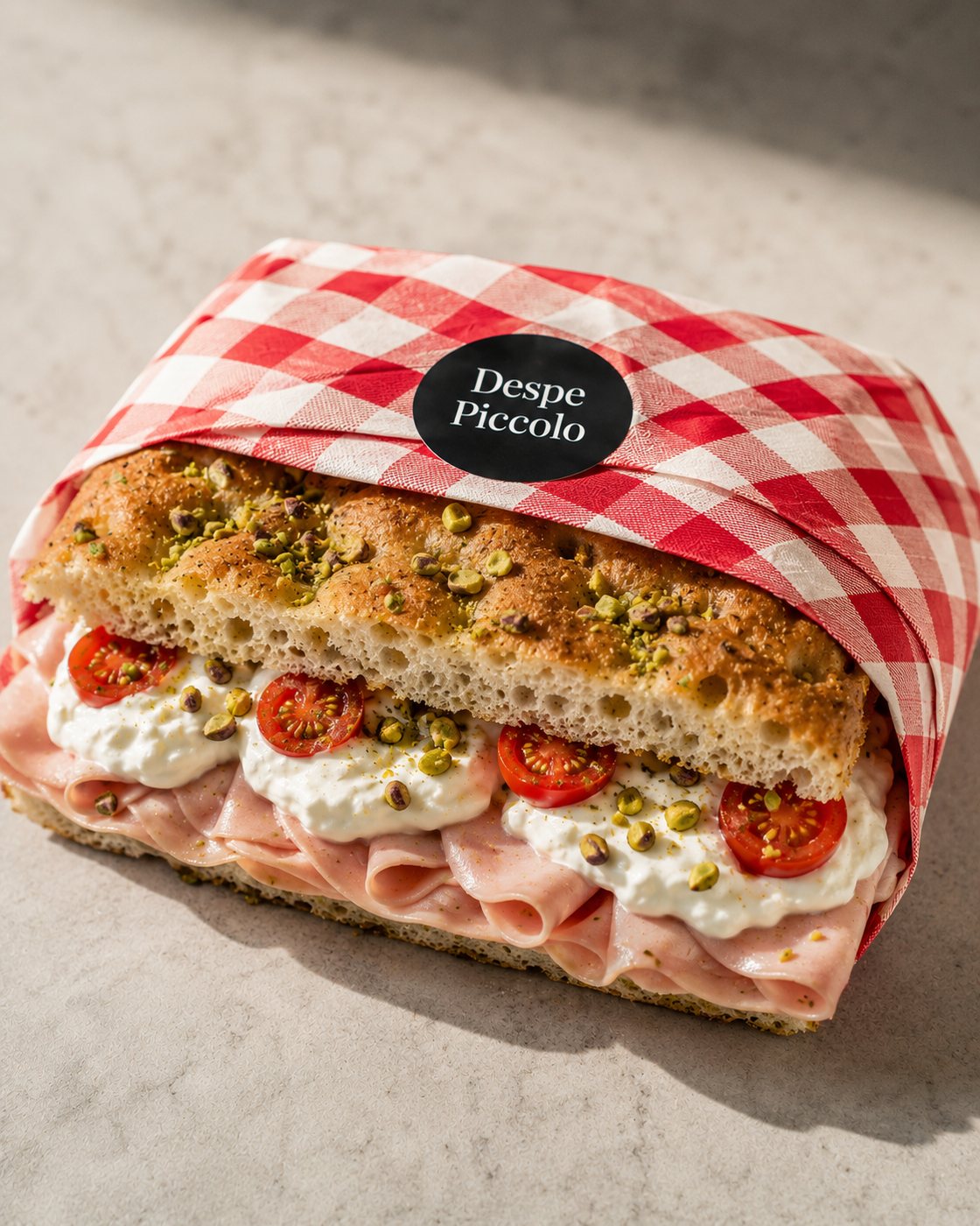 Kanapka Pistacchio Mortadela - Despe Piccolo